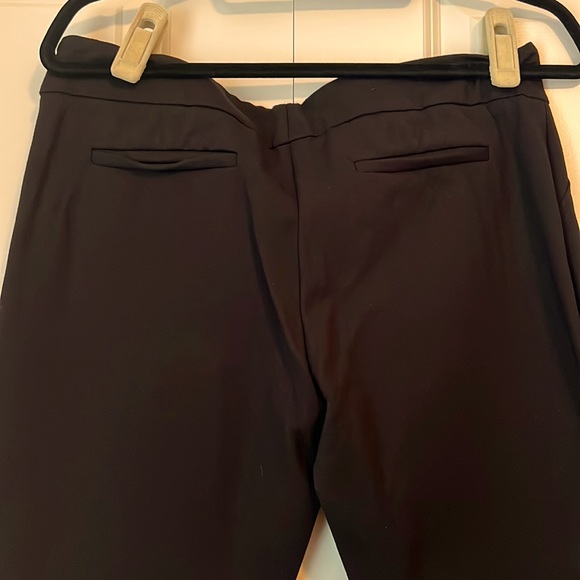 Ladies black pull on slim leg pants. - Picture 2 of 3
